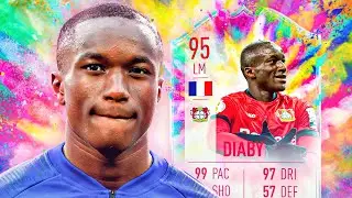 +3 UPGRADE! 🥳 95 SUMMER HEAT DIABY PLAYER REVIEW! - FIFA 20 Ultimate Team