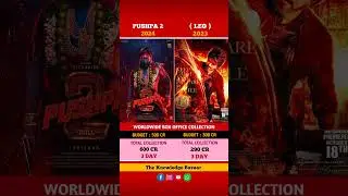 Pushpa 2 vs Leo movie comparison box office collection 3rd days #pushpa2 #leo #vijaythalapathy