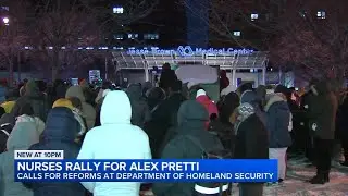 Chicago vigil attendees call to abolish ICE after Alex Pretti killing in Minneapolis