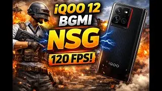 IQOO 12 BGMI TEST 120 FPS