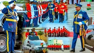 Prz Mahama steals the show with his elegant Air Force uniform as he Graduates Military Recruits