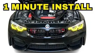 БЕЗУМНАЯ трансформация BMW M4 с модом CSL Yellow DRL 😱