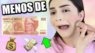 MAQUILLAJE USANDO SOLO PRODUCTOS QUE VALEN MENOS DE 100 PESOS