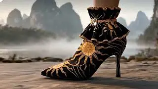 【ASMR】AI Shoes | Which Enchanted Gem Boots Would You Wear First? | Satisfying Transformations vedio