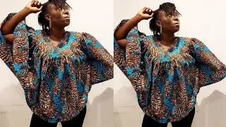 How to Cut and sew a simple Ankara Top . #ankarastyle #ankaratops