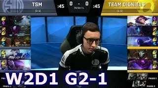 TSM vs Dignitas Game 1 | S7 NA LCS Spring 2017 Week 2 Day 1 | DIG vs TSM G1 W2D1