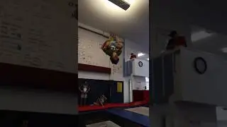 INSANE TRAMPOLINE FLIP #shortsclip #shorts #short  #youtube #youtuber #subscribe #flips #viral