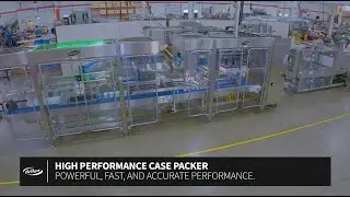 High Speed Case Packing for Cups, Bottles & Canisters | Delkor's High Performance Case Packer