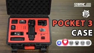 STARTRC Waterproof case to store DJI Osmo Pocket 3 Creator Combo,Durable, waterproof and drop-proof
