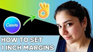 How to set 1 inch margins in Canva