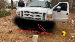 2008 F-250 to 2017 F-250 BUMPER SWAP!! (F-250 build EP.2)