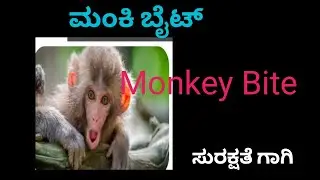 ಮಂಕಿಬೈಟ್ or ಕೋತಿ ಕಡಿತ  Monkey Bite