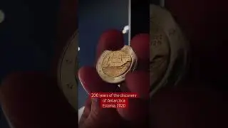 200 years of the discovery of Antarctica (Estonia, 2020) #2euro #2eurocoin #euro #2eurocommemorative