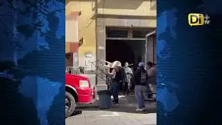 SORPRENDE OPERATIVO DE DESALOJO A FAMILIAS EN INMUEBLE DEL CENTRO