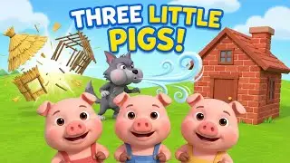 🐷 The Three Little Pigs | Kids Nursery Rhyme 🎵 Cocomelon 3D Animation
