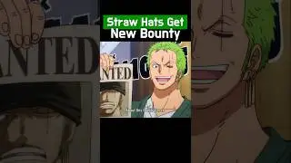 🔥Straw Hat Crew Recieve New Bounty (One Piece)