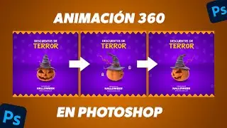 Cómo hacer animación para Halloween en Photoshop | Tutorial para Instagram y Facebook