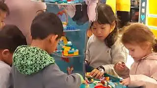 Another lego mechanics to families in need at Lego at Sherway Gardens Mall