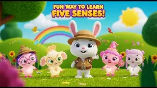 LEARN THE FIVE SENSES &ndash; Fun Story for Kids to SEE, HEAR, SMELL, TASTE & TOUCH the World!