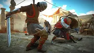 Assassin's Creed Valhalla Brutal Combat and Hidden Blade Takedown Rumors of Ledecestre | PC Gameplay