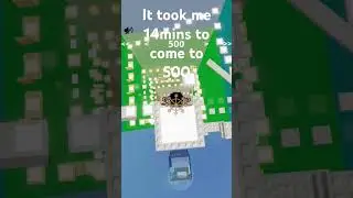 falling from 500 stage in [5400] Effortless tower #roblox #trend #fyp | ROBLOX