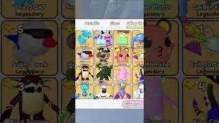 Done with all Legendary Giant Shiny Pets in Collect All Pets
