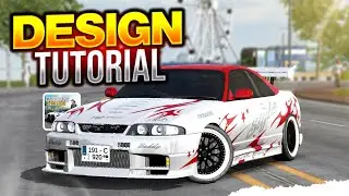 Nissan Gtr R33 Easy DESIGN Tutorial in Car Parking Multiplayer New Update