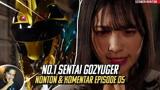 AKHIRNYA DEBUT SI DEDEK SUMINO SEBAGAI GOZYU UNICORN! | REACTION EPISODE 05 NO.1 SENTAI GOZYUGER