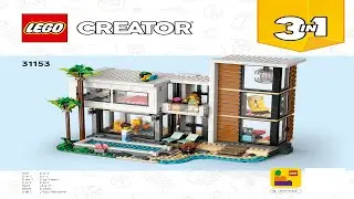 LEGO instructions - Creator - 31153 - Modern House (Book 1)