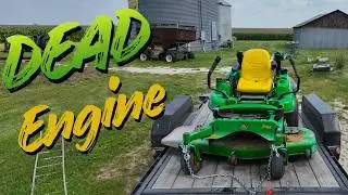 DEAD Engine! This John Deere Z520A Zero Turn Mower has MAJOR problems