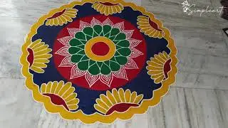 Rangoli painting ideas | oil painting | Floor painting | House of arts