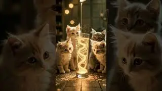 &ldquo;Ek Jaadu Jo Billi Ko Hairan Kar Gaya&rdquo;#MagicDrink  #GoldenElixir  #CuteCats  #CatReaction  #Fantas