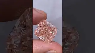 15 carat pink lab grown diamond fancy vivid pink diamond #diamondsareforever #labgrowndiamond