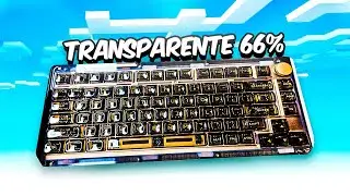 el TECLADO mas PEQUE&Ntilde;O y TRANSPARENTE del GAMING!!