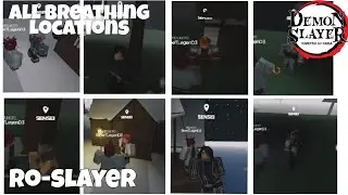Roblox | Ro-slayer ALL BREATHING LOCATIONS!
