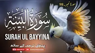 Surah Al Bayyina 98 سورۃ البیینہ Punjabi Translation  Full Quran Recitation  Punjabi Tarjama  @alqur