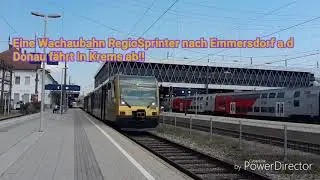 Eine Wachaubahn RegioSprinter f&auml;hrt ab!!🛢🚆🛤