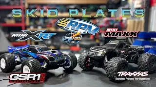New RPM Skid Plates - Traxxas Mini XRT and Mini MAXX