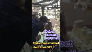 Fabric defect detection system for circular knitting machines. #knitting #machine #knittingfactory