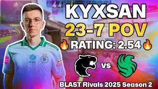 💥 KYXSAN POV: INFERNO ANNIHILATION vs FURIA! | GRAND FINAL BLAST Rivals 2025 Season 2