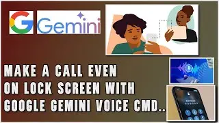 Совершайте звонки с помощью Google Gemini даже на заблокированном экране телефона. Узнайте, как