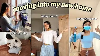 MOVING OUT at 21 🥹 EMPTY HOUSE TOUR!🏡 AM I LIVING ALONE ?? 😲 NEW BEGINNING STARTS..✨