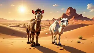 A Camel Tale of Curiosity and Magic 🐫 🎶🎵 #kids #poems #baby #foryou #forkids #camel #jariworld