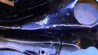 Глянец заводского покрытия подкапотки w124