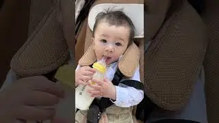 Water break... or should we say milk break? 🍼✨