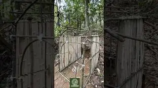 Bushcraft Shelter #natureskills #creativesurvival #solocamping #adaptablesurvival #natureskills