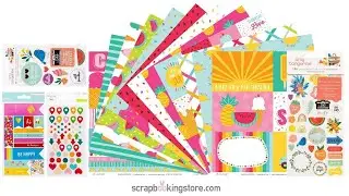 ✨The August 2021 Kit Reveal is here! #scrapbooking #scrapbookkit
