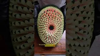 You've NEVER Seen a Watermelon  Carved Like This! 🍉✨ So Satisfying to Watch! #shorts #foodart