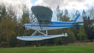 Low Flybys in our Piper Super Cub backcountry floatplane / seaplane, Part 1, Ontario, Canada.