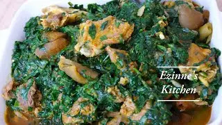 Nigerian Vegetable Soup Recipe| Appreciation Video...!